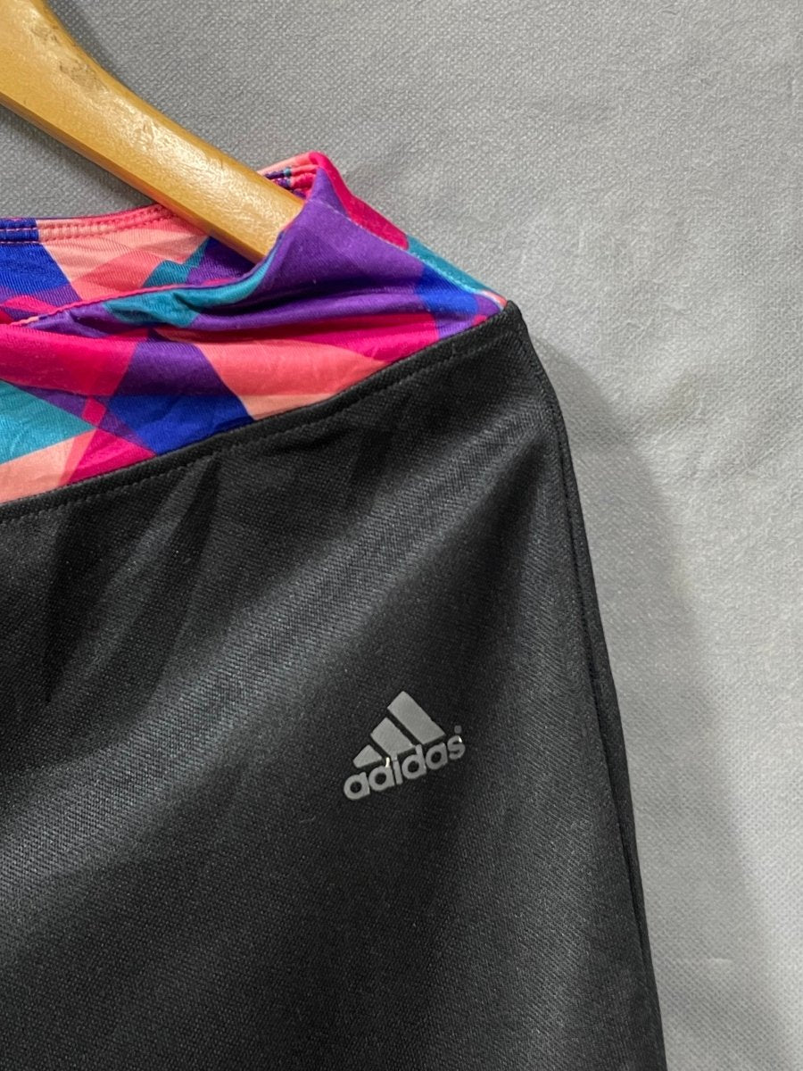 Adidas Black Polyester Short For Women L - Preloved Labels