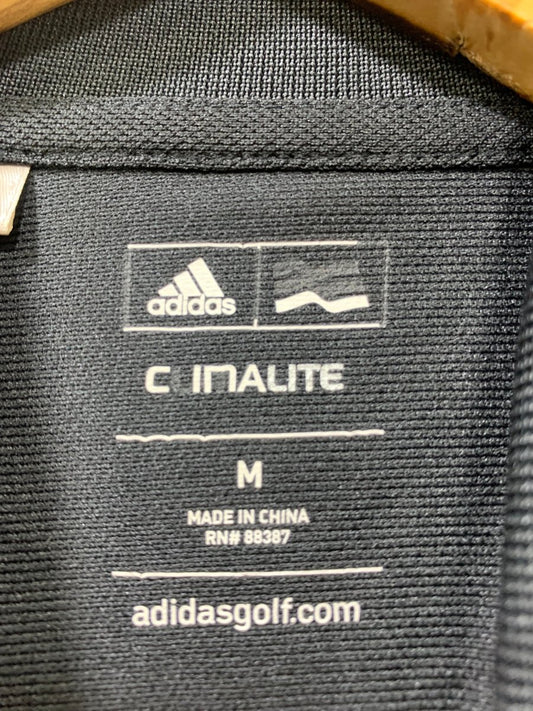 Adidas Black Sports For Women Polo T Shirt M - Preloved Labels