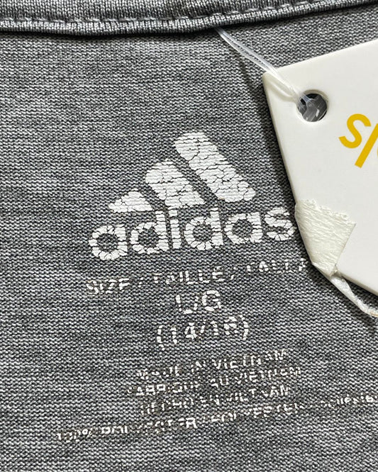 Adidas Gray For Boy Sports T Shirt 16 Years - Preloved Labels