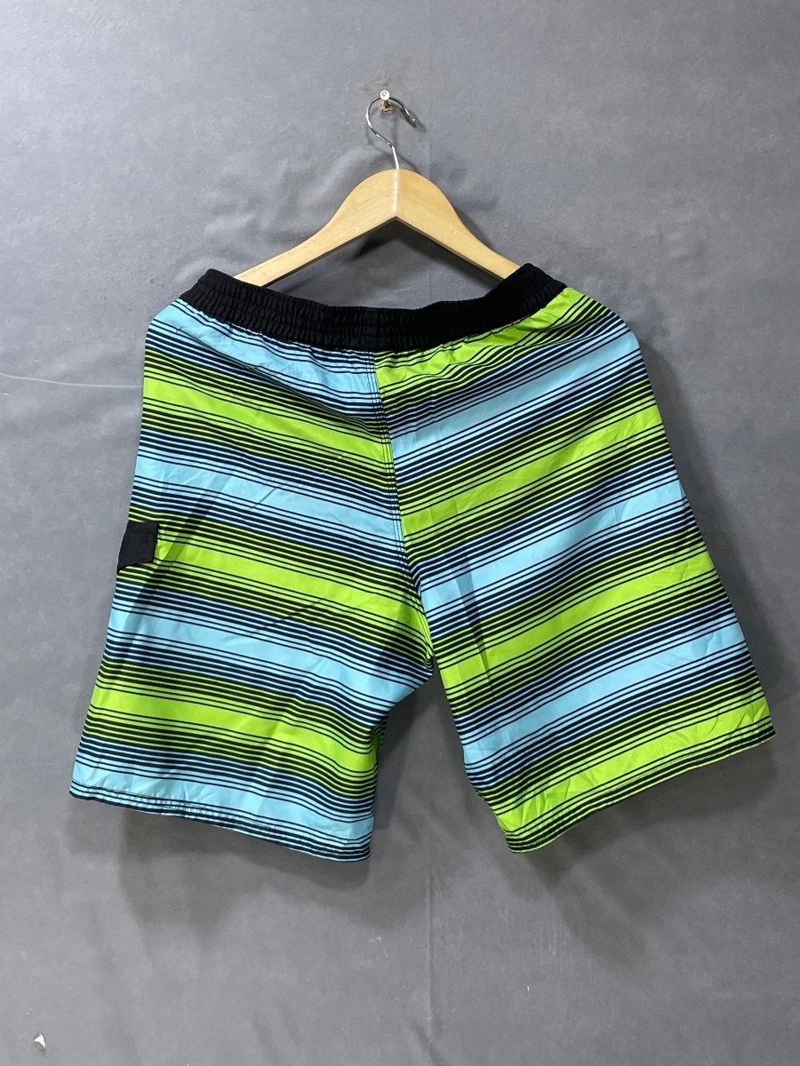 Adidas Green & Blue Polyester Short For Men S - Preloved Labels