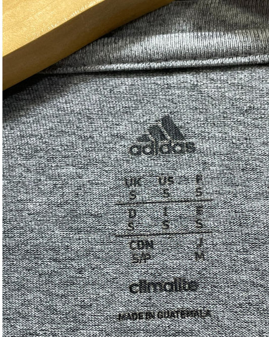 Adidas Grey Sport For Women T Shirt S - Preloved Labels