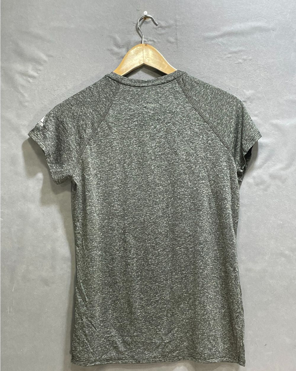 Adidas Grey Sport For Women T Shirt S - Preloved Labels