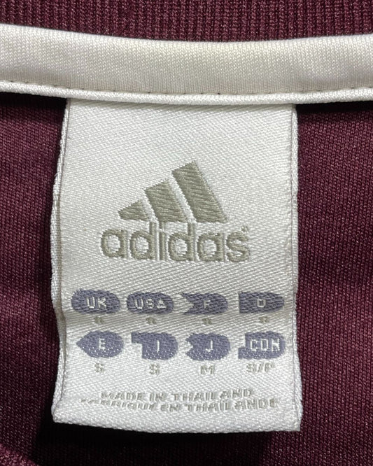 Adidas Maroon Sport For Women T Shirt Medium - Preloved Labels
