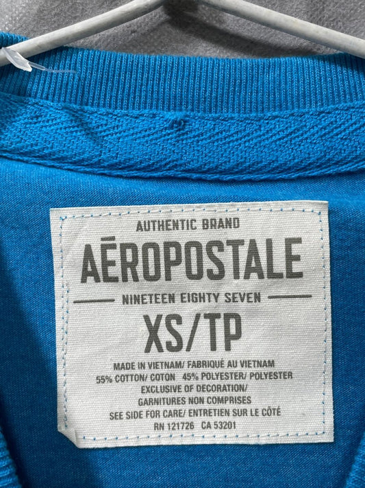 Aeropostale Blue Cotton T Shirt For Men XS - Preloved Labels