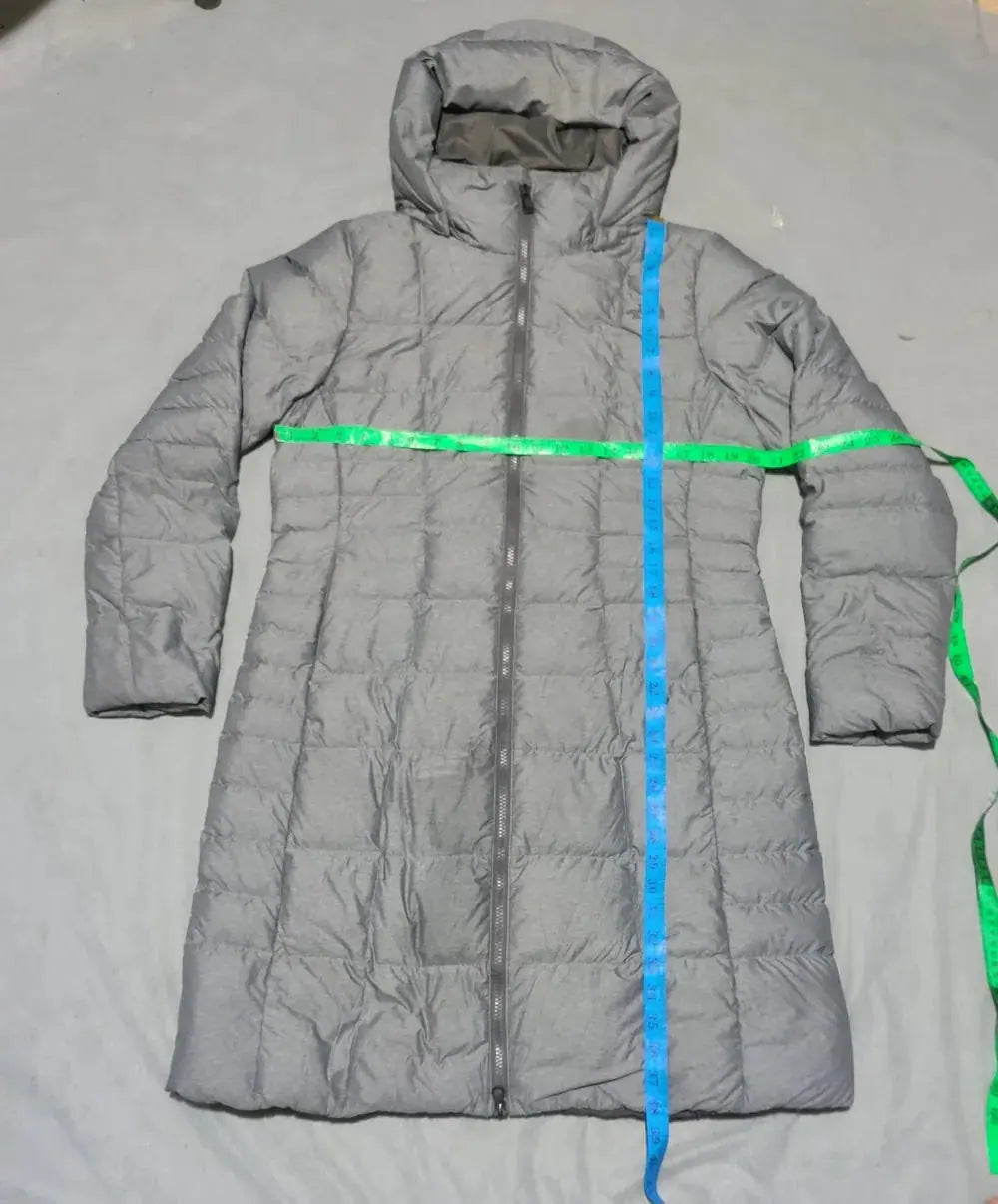 The North face 550 Fill Women Puffer Gray Hooded Coat Jacket – Preloved Labels (view 9)