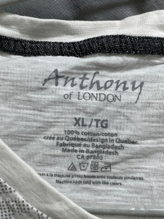 Anthony Of London White Cotton T Shirt For Men XL - Preloved Labels