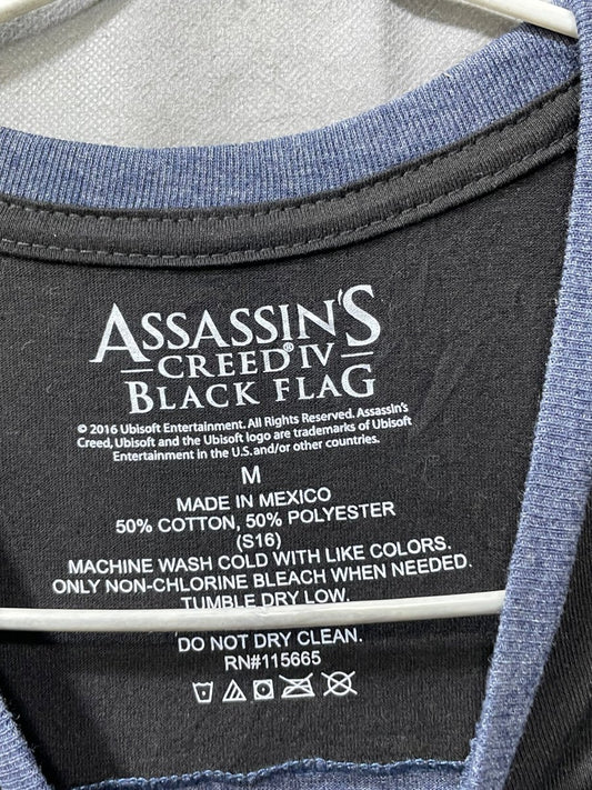 Assassins Creed Gray Cotton T Shirt For Men M - Preloved Labels