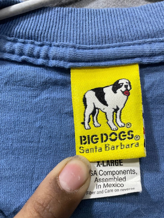 Big Dogs Blue Cotton T Shirt For Men XL - Preloved Labels
