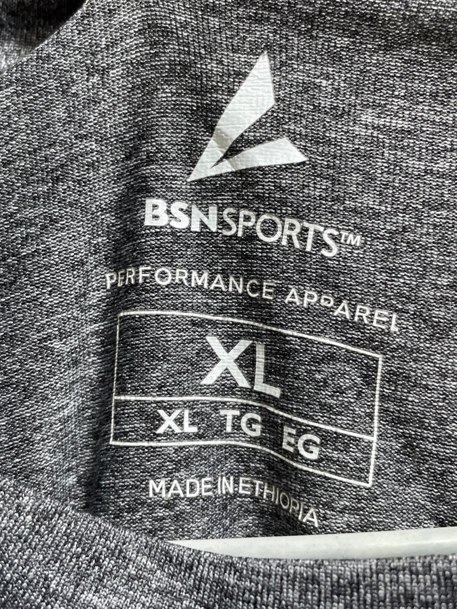 BSN Sport Gray For Men Sports T Shirt XL - Preloved Labels