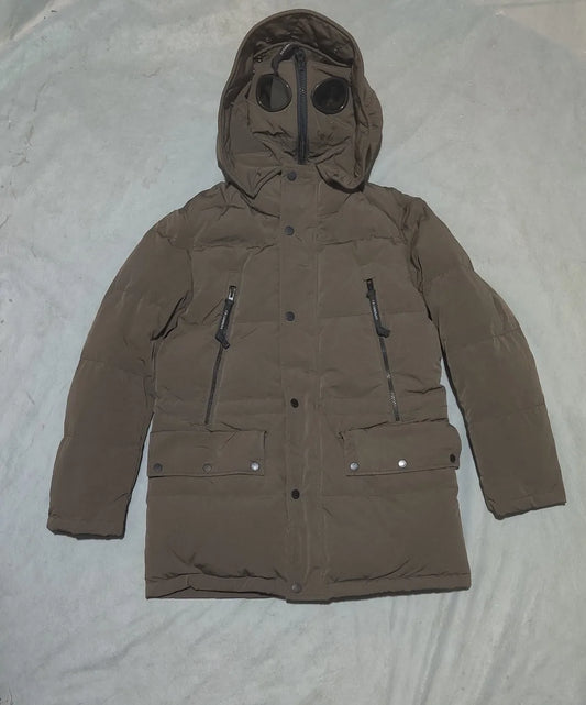 C.P Men Puffer Brown Jacket – Preloved Labels (view 2)