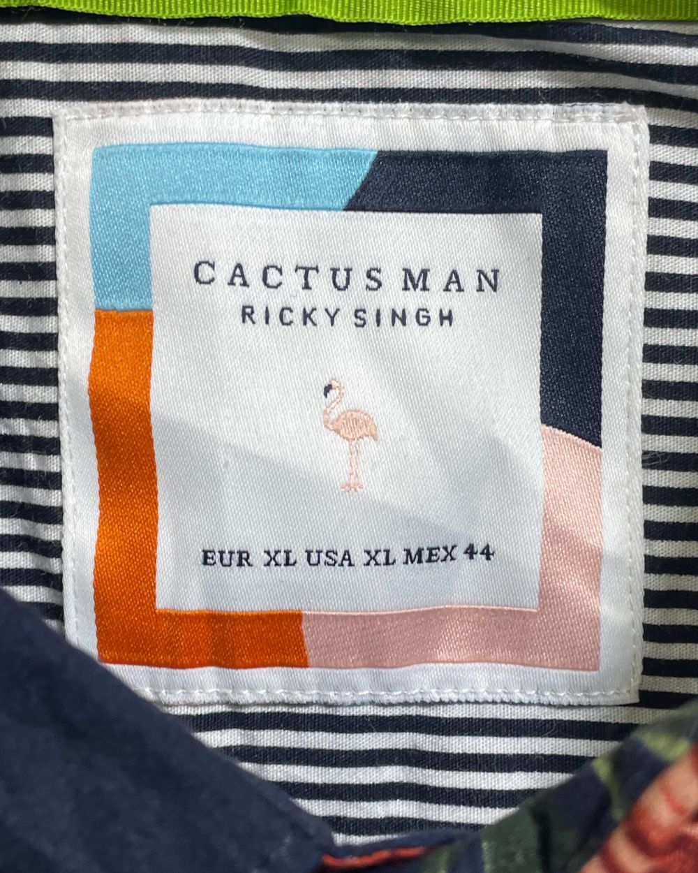 Cactus Man Blue Shirt For Men XL - Preloved Labels