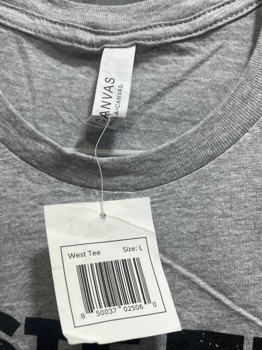 Canvas Gray Cotton T Shirt For Men L - Preloved Labels