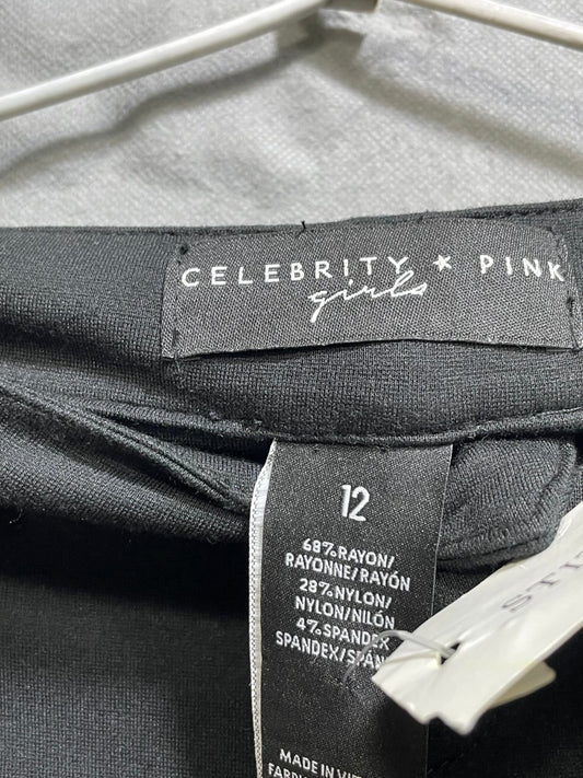 Celebrity Pink Black Viscous For Girl Pant 17 Years - Preloved Labels