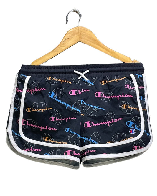 Champion Black Sport Gym Short For Women Large - Preloved Labels