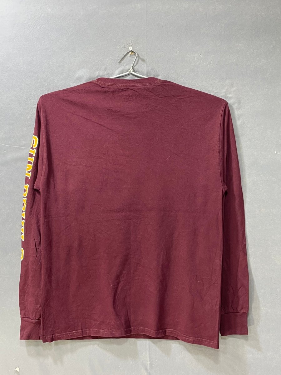 Champion Maroon Cotton T Shirt For Men M - Preloved Labels