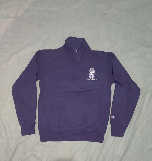 Champion Men Cotton Fleece Purple Sweatshirt S – Preloved Labels (view 2)