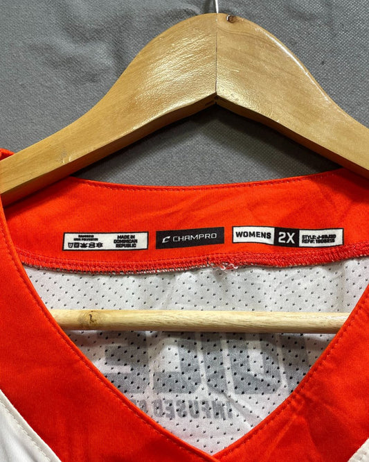 Champro Orange Polyester Jersey Sport For Women T Shirt XX Large - Preloved Labels