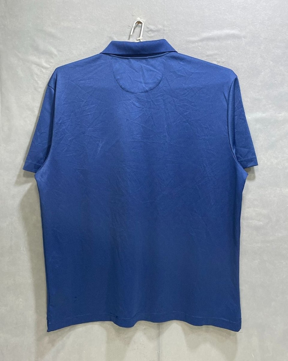 Chaps 78 Blue Polyester Sport Polo T Shirt For Men XL - Preloved Labels