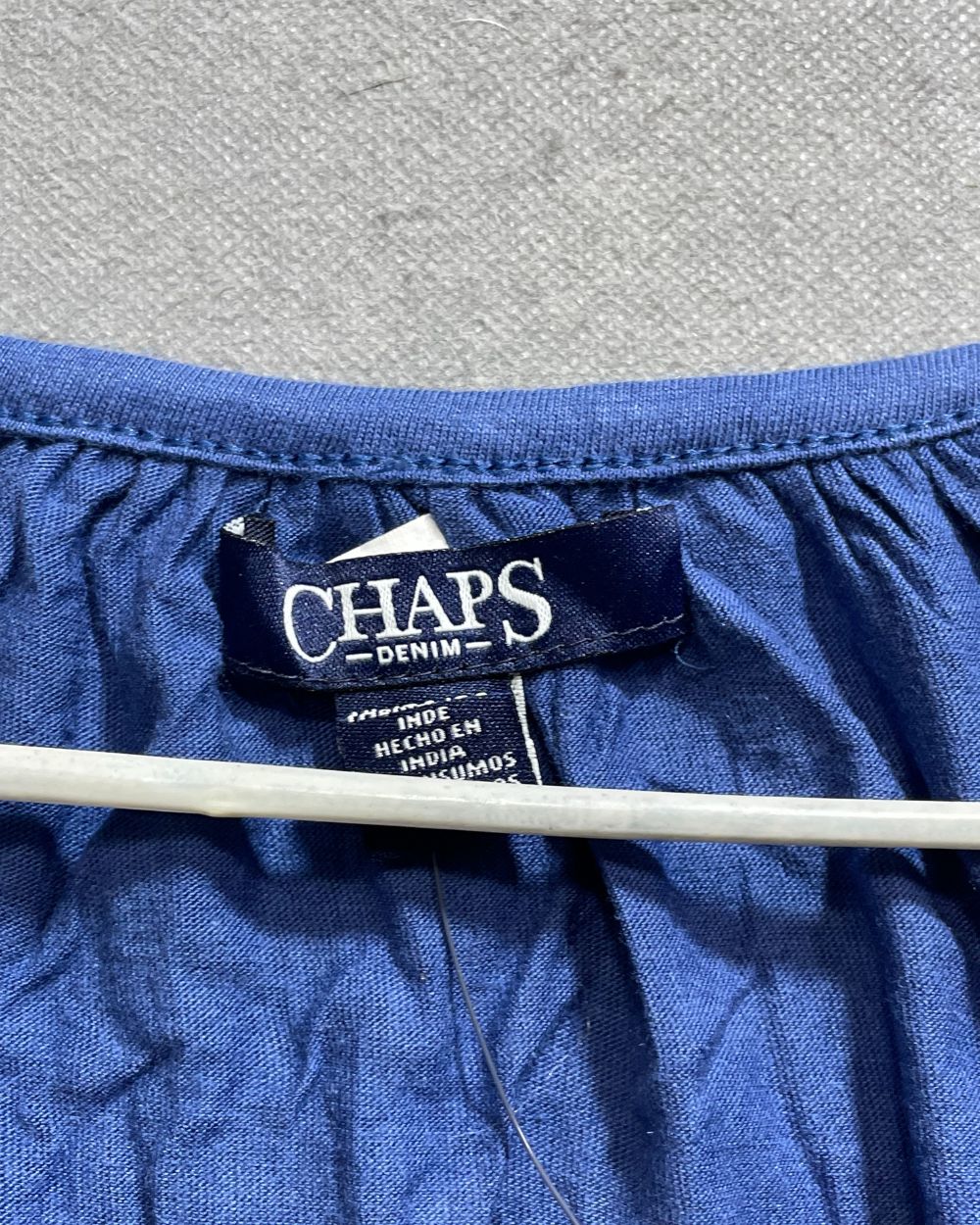 Chaps Blue Polyester Jersey Sport For Women T Shirt X Large - Preloved Labels