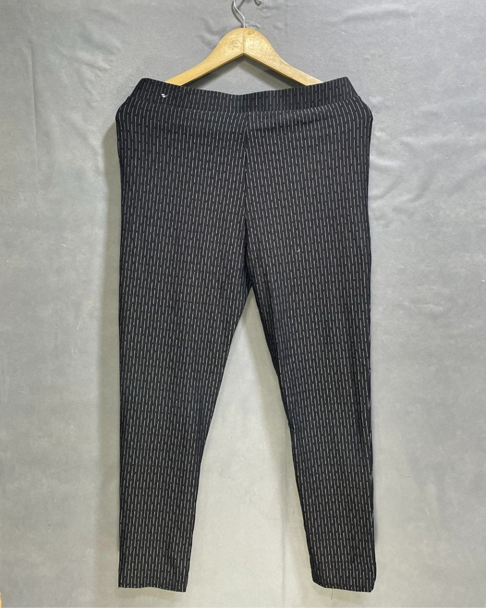 Classic Concepts Black Polyester Cotton Stretch Gym tights For Women X L - Preloved Labels