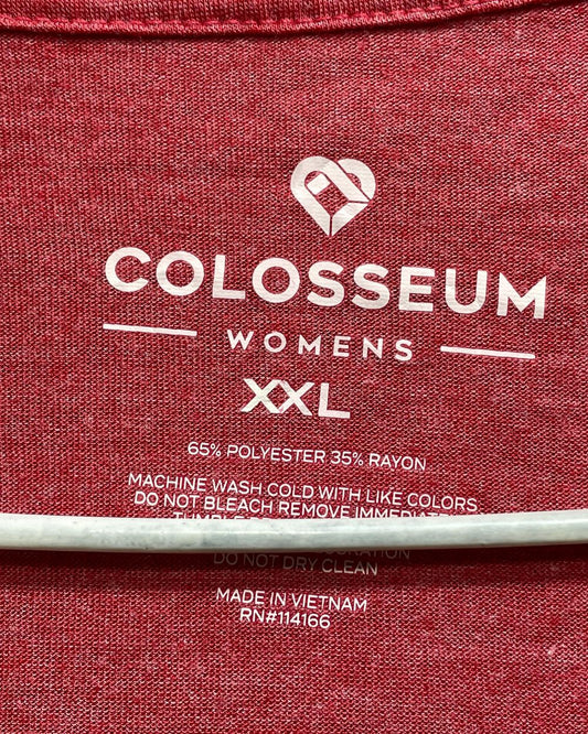 Colosseum Red Sport For Women T Shirt XL - Preloved Labels