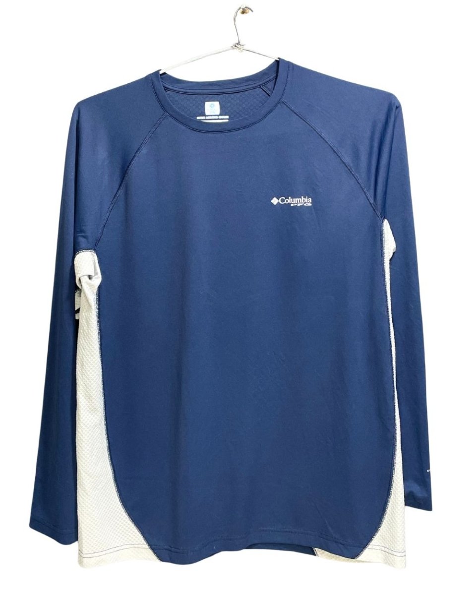 Columbia Blue For Men Sports T Shirt L - Preloved Labels