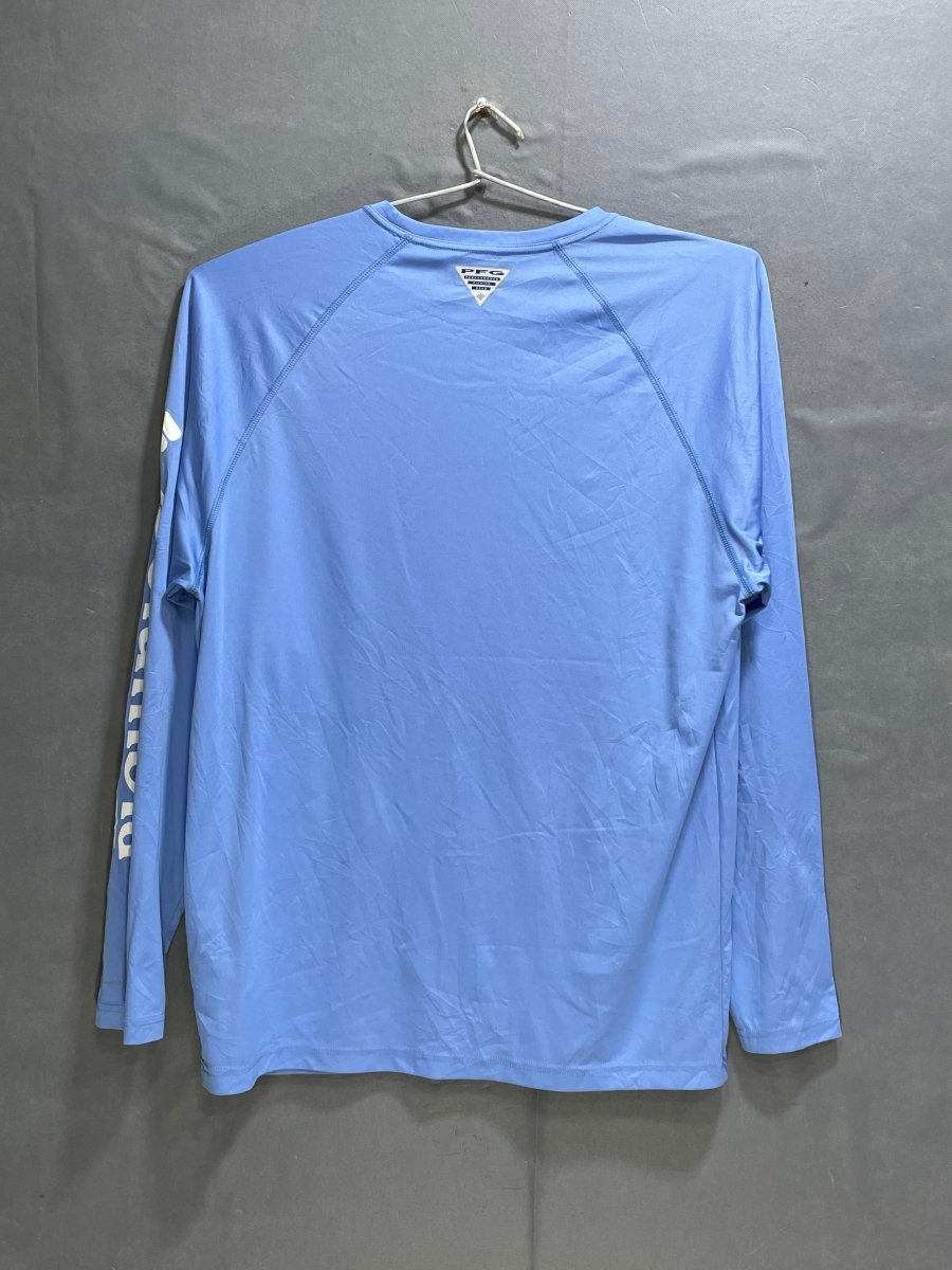 Columbia Blue For Men Sports T Shirt M - Preloved Labels