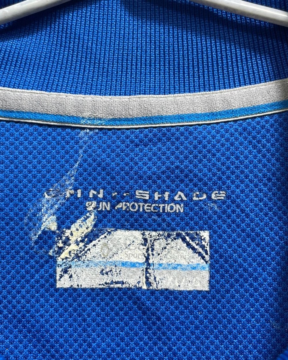 Columbia Blue Polyester Sport Polo T Shirt For Men X Large - Preloved Labels