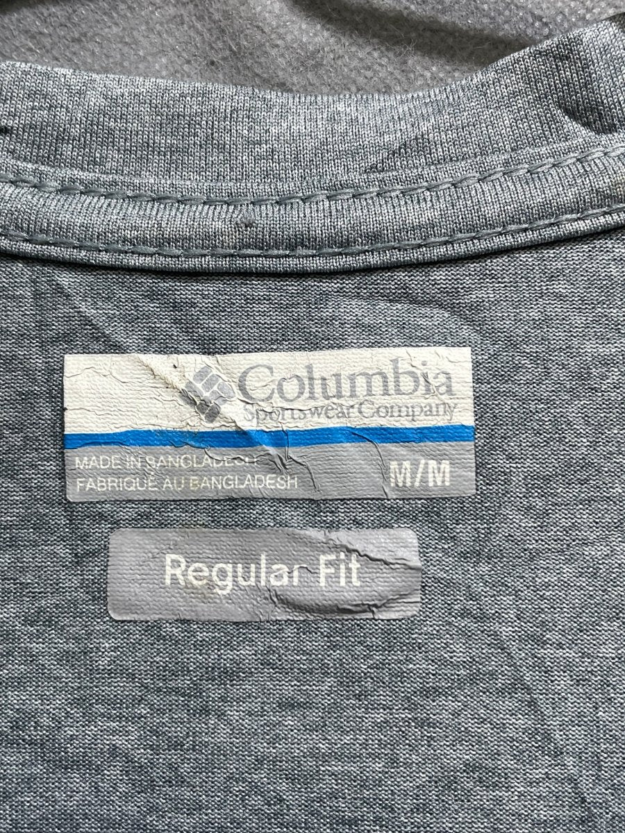 Columbia Gray For Men Sports T Shirt M - Preloved Labels