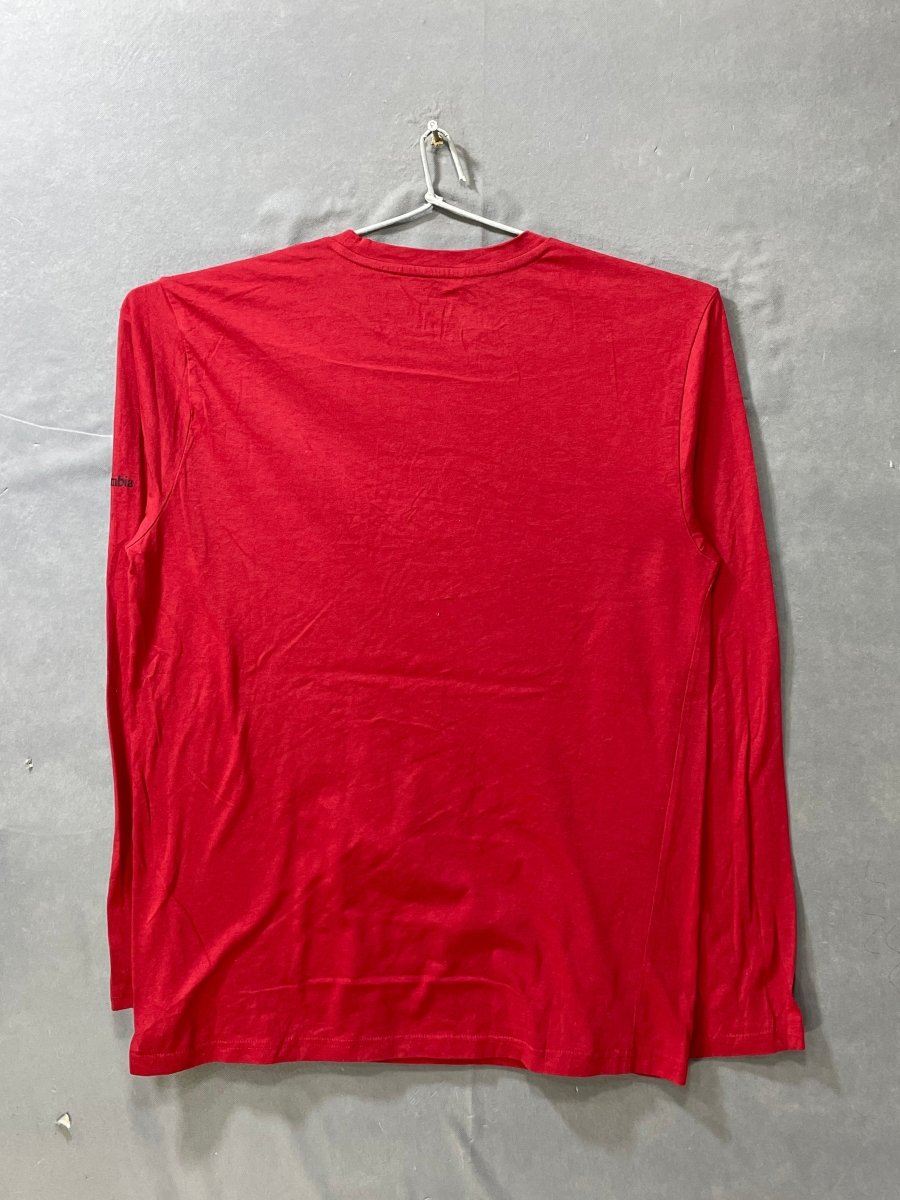 Columbia Red Cotton T Shirt For Men M - Preloved Labels
