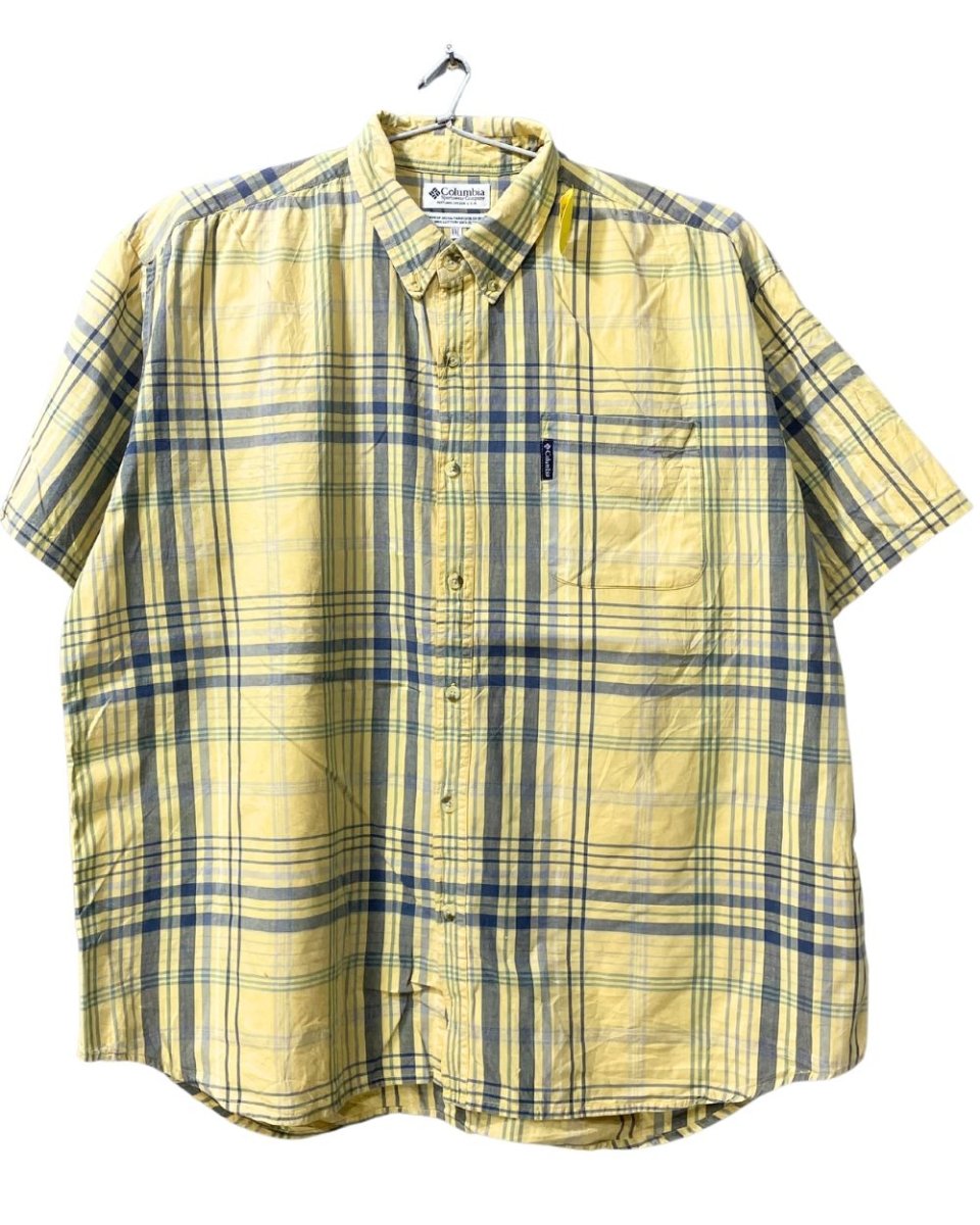 Columbia Yellow Cotton Shirt For Men XXL - Preloved Labels
