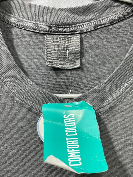Comfort Colors Gray Cotton T Shirt For Men M - Preloved Labels