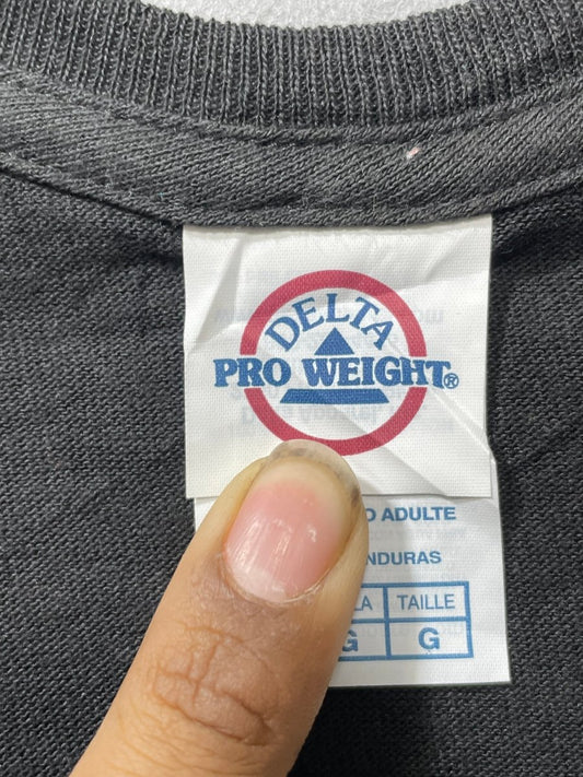 Delta Black Cotton T Shirt For Men L - Preloved Labels