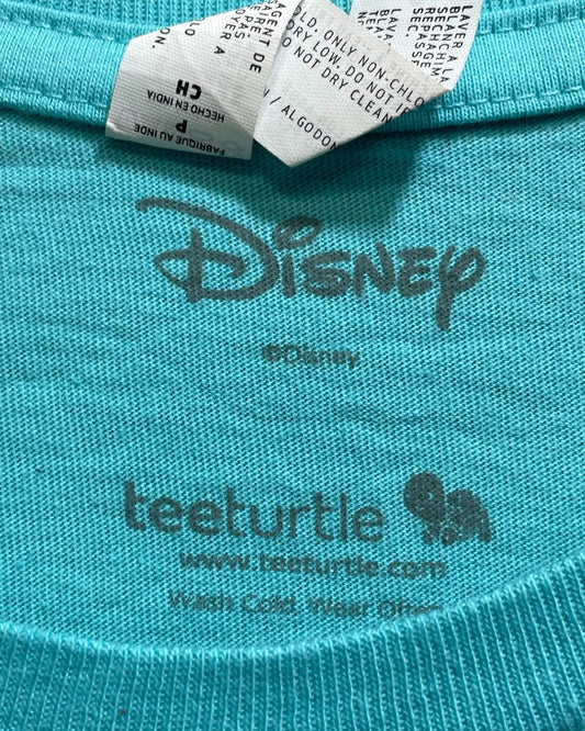 Disney Blue Cotton Jersey Sport For Women T Shirt Small - Preloved Labels
