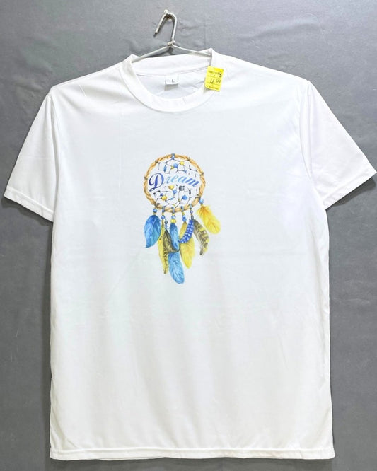 Dream White For Men Sports T Shirt L - Preloved Labels