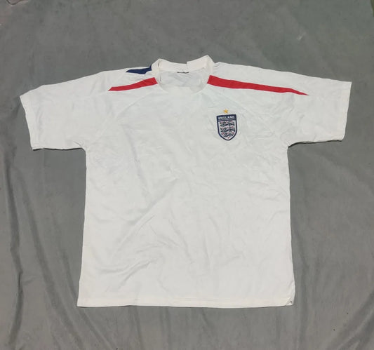 England Men Sport White T Shirt M – Preloved Labels (view 2)