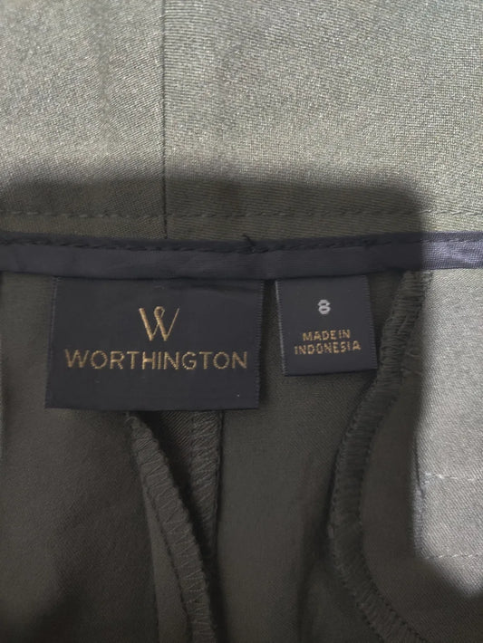 Lee Women Cotton Olive Chinos M - additional view 2