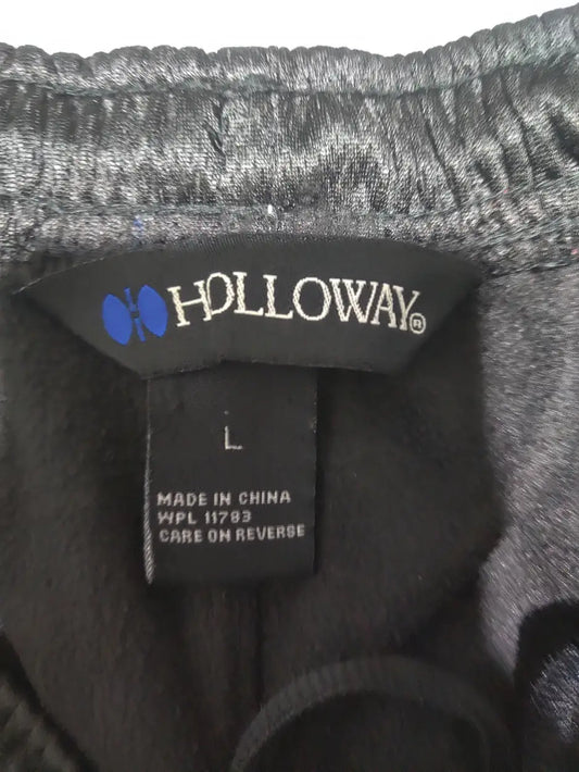 Holloway Men Sports Polyester Black Trackpants L - additional view 2