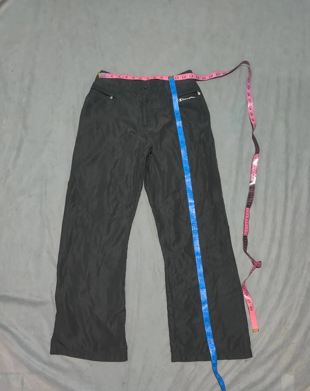 Champion Women Black Sport Trouser - Preloved Ladies Trousers Pakistan - Summer Polyester - Size 28 to 30 - Photo 4
