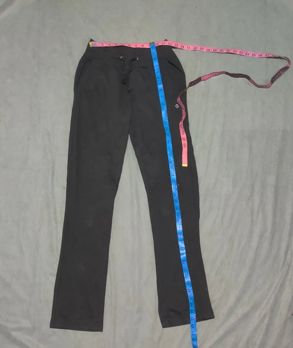 Champion Women Black Winter Trouser - Preloved Ladies Trousers Pakistan - Winter Cotton - Size 24 to 26 - Photo 4