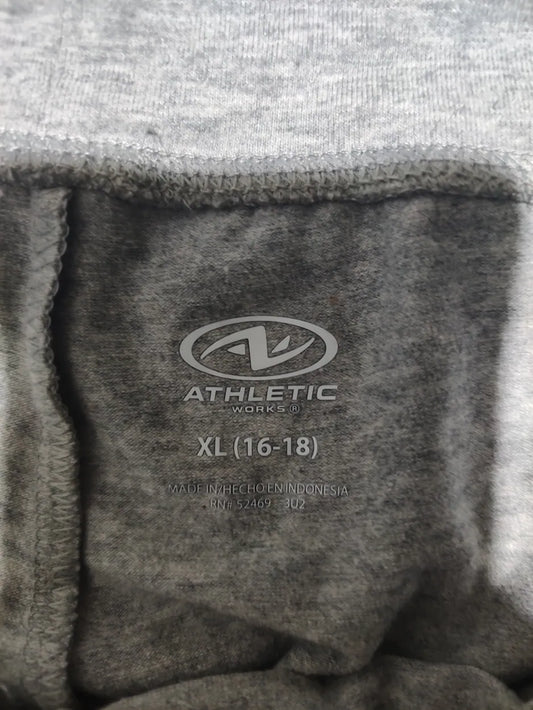 Athletic Works Women Gray Sport Trouser - Preloved Ladies Trousers Pakistan - Summer Polyester - Size 38 to 40 - Photo 2