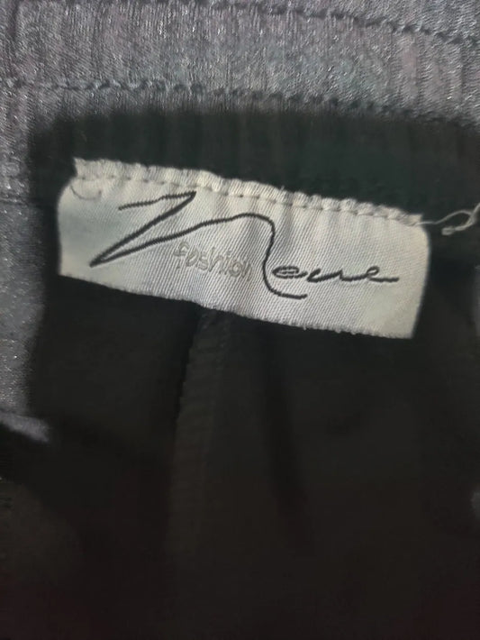 Veve Fashion Works Women Black Sport Trouser - Preloved Ladies Trousers Pakistan - Summer Polyester - Size 24 to 26 - Photo 2