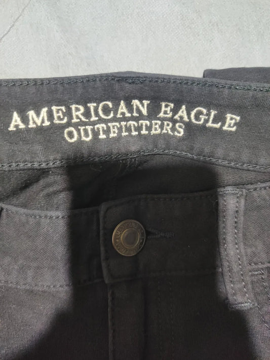 American Eagle Women Cotton Black Jeans M - additional view 2