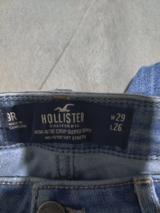Hollister Women Cotton Blue Jeans M - additional view 2