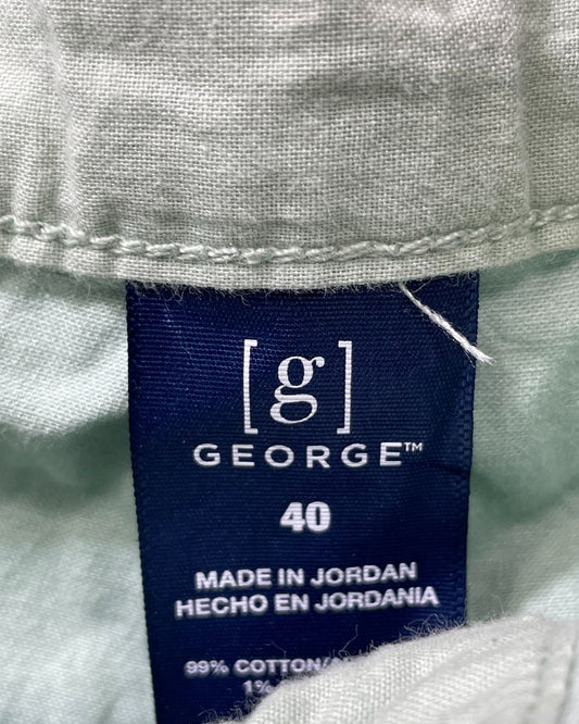 George Blue Cotton Short For Men X Large - Preloved Labels