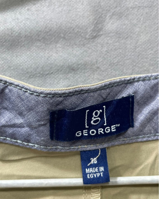 George Khaki Cotton Short For Men L - Preloved Labels