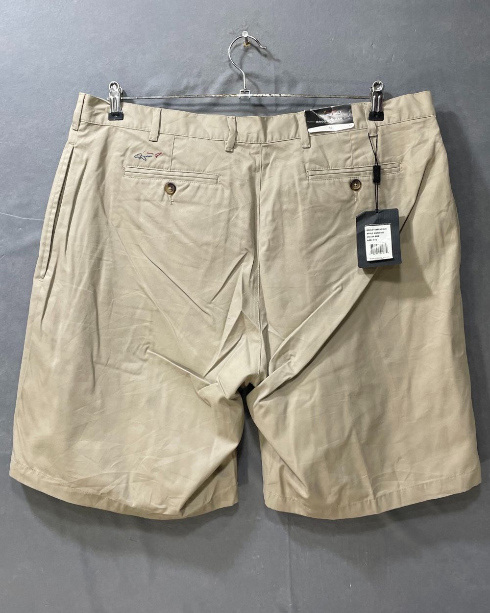 Greg Norman Khaki Cotton Short For Men XL - Preloved Labels