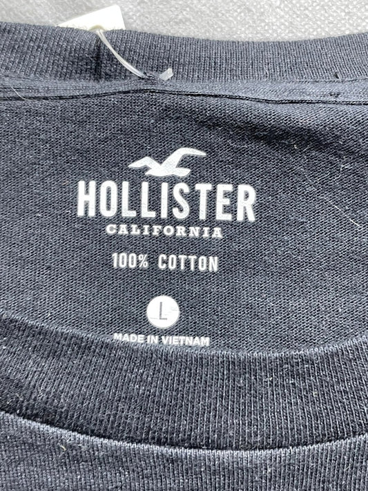 Hollister Black Cotton T Shirt For Men L - Preloved Labels
