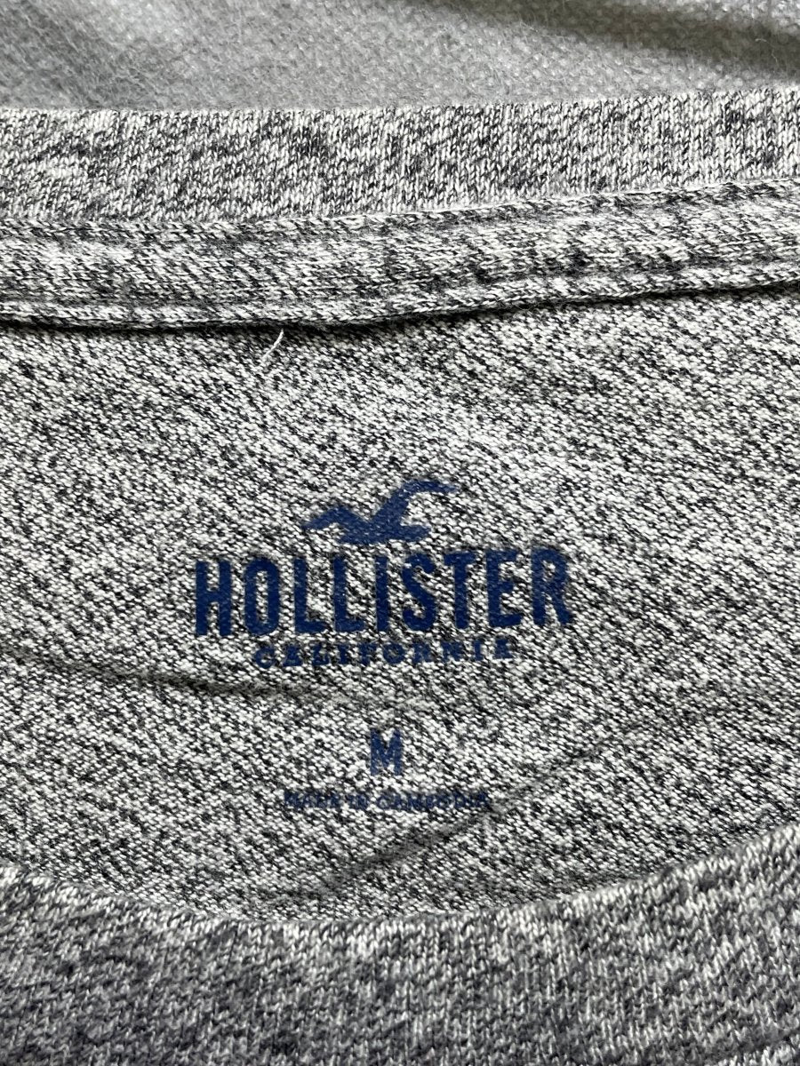 Hollister Gray Cotton T Shirt For Men M - Preloved Labels