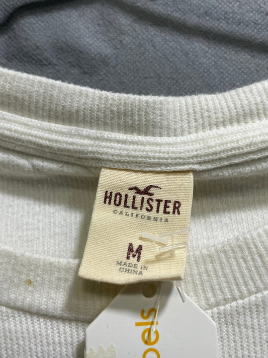 Hollister White Cotton T Shirt For Men M - Preloved Labels